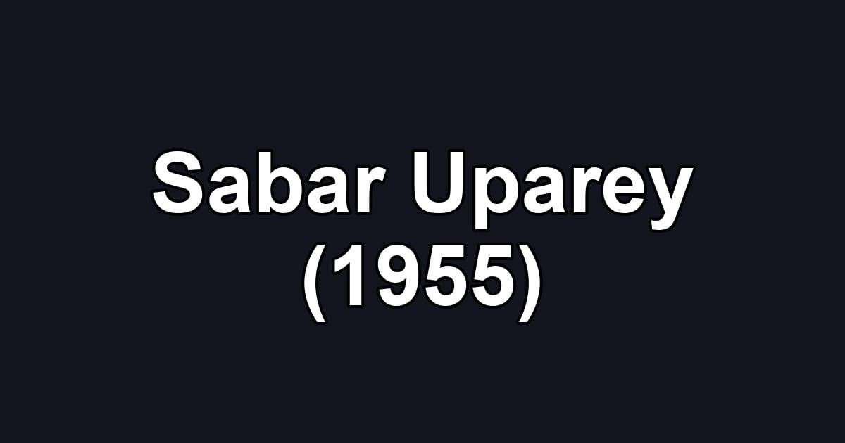 Sabar Uparey (1955)