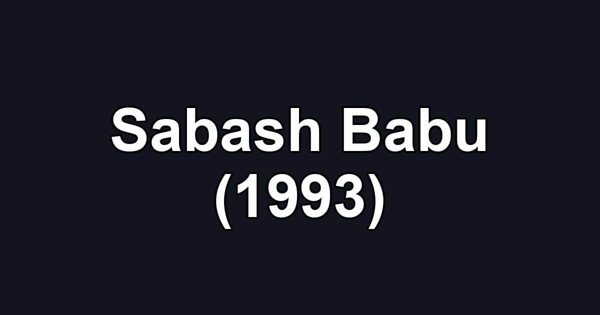 Sabash Babu (1993)