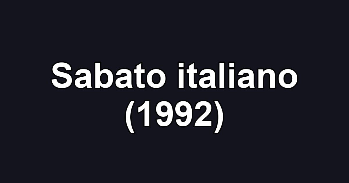 Sabato italiano (1992)