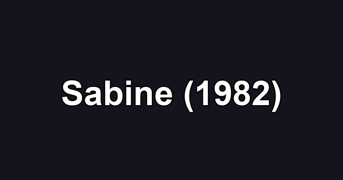 Sabine (1982)