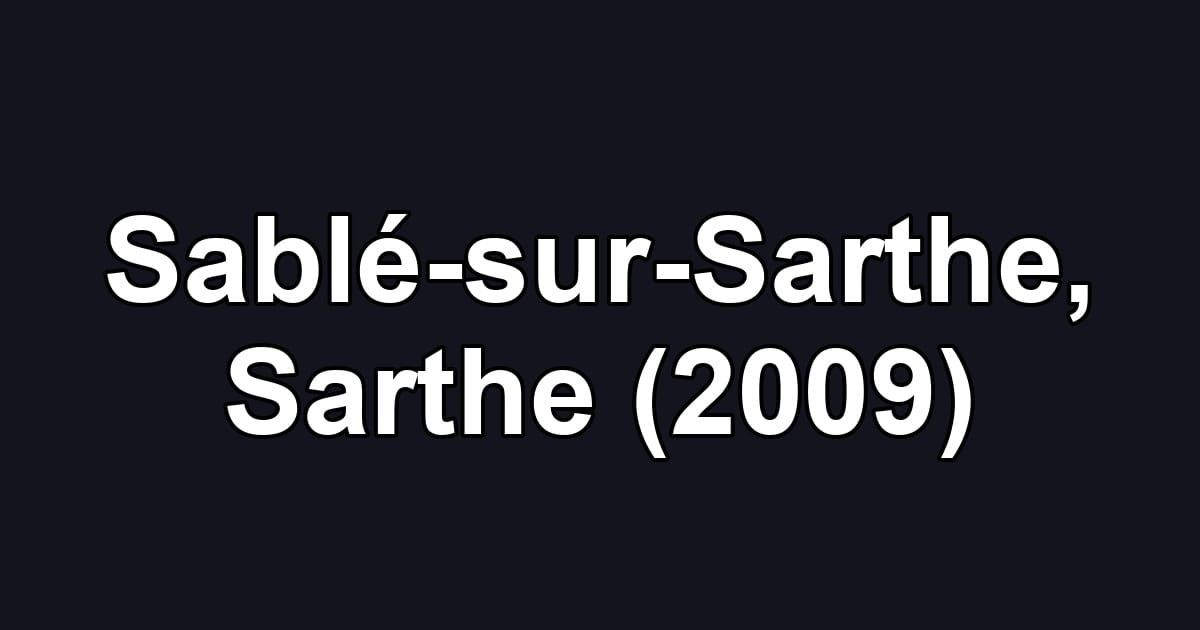 Sablé-sur-Sarthe, Sarthe (2009)
