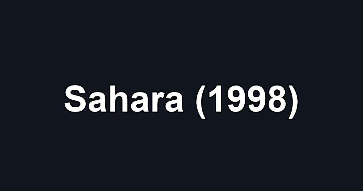 Sahara (1998)