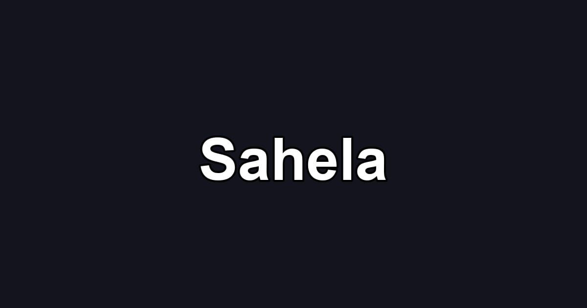 Sahela