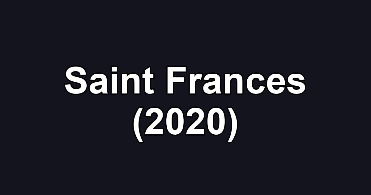 Saint Frances (2020)