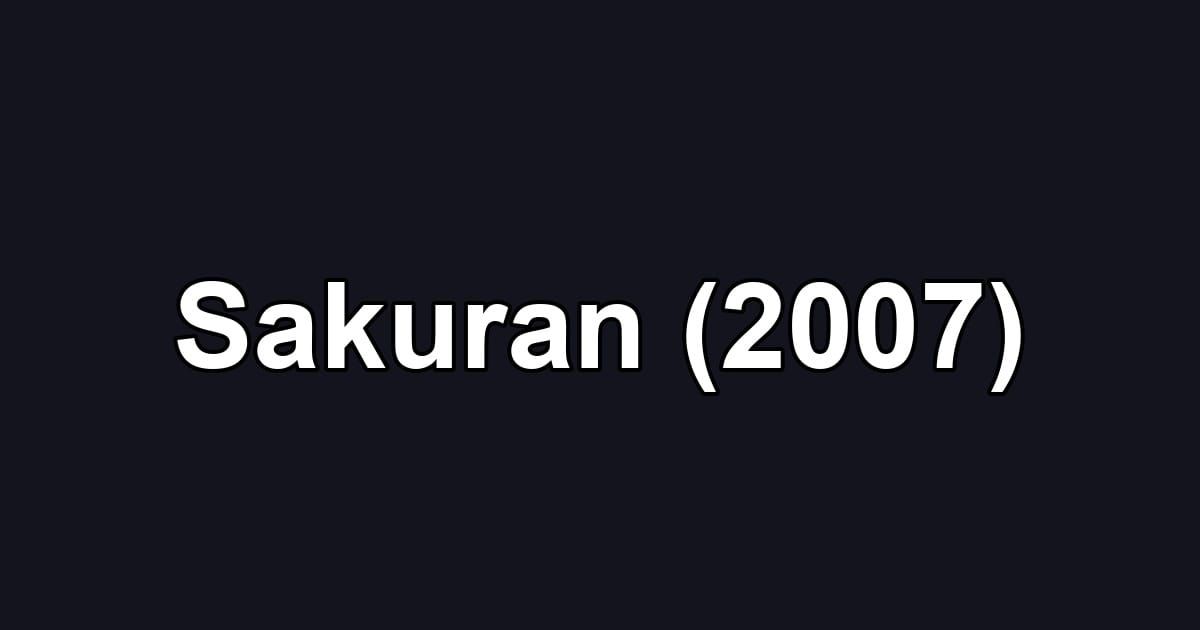 Sakuran (2007)