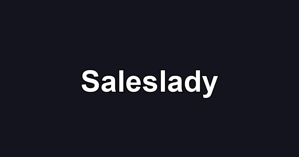 Saleslady