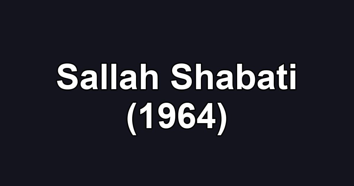 Sallah Shabati (1964)