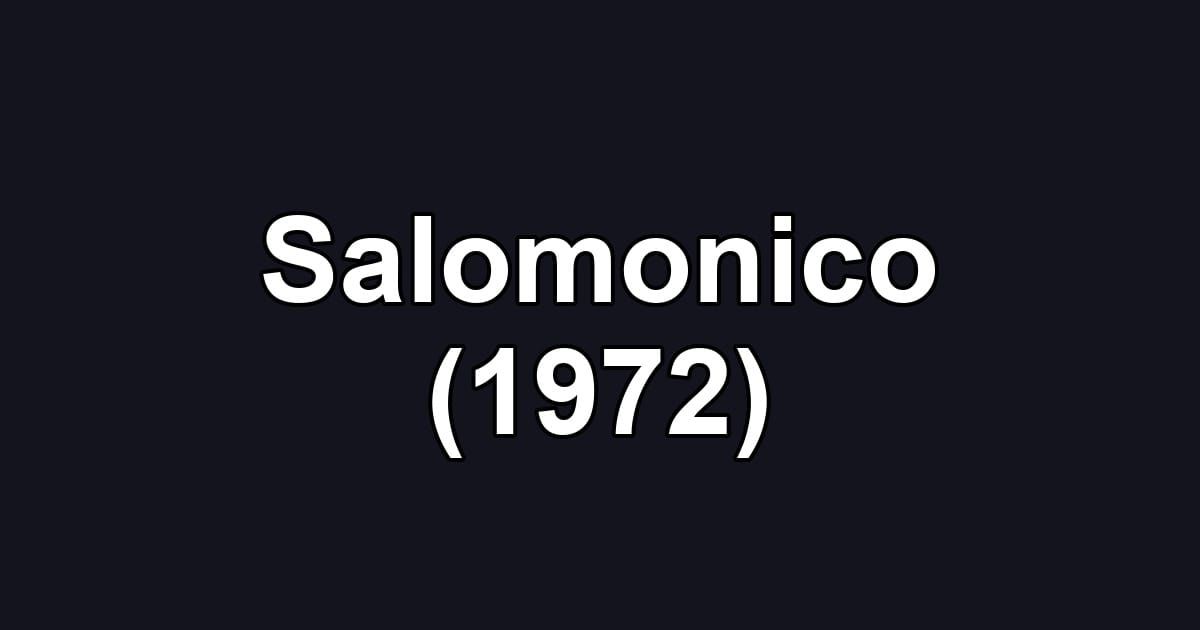 Salomonico (1972)