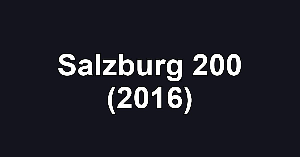 Salzburg 200 (2016)