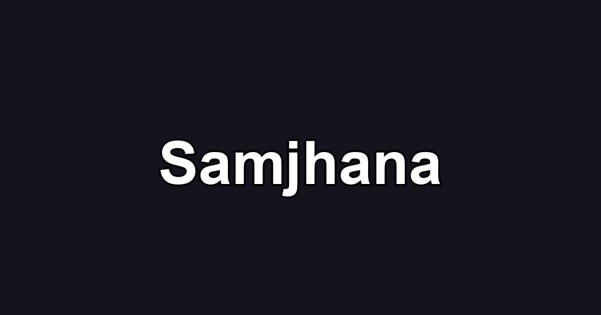 Samjhana