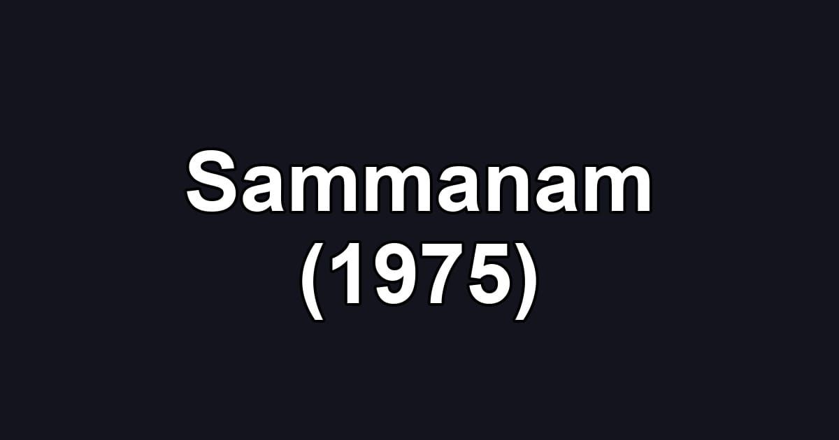 Sammanam (1975)