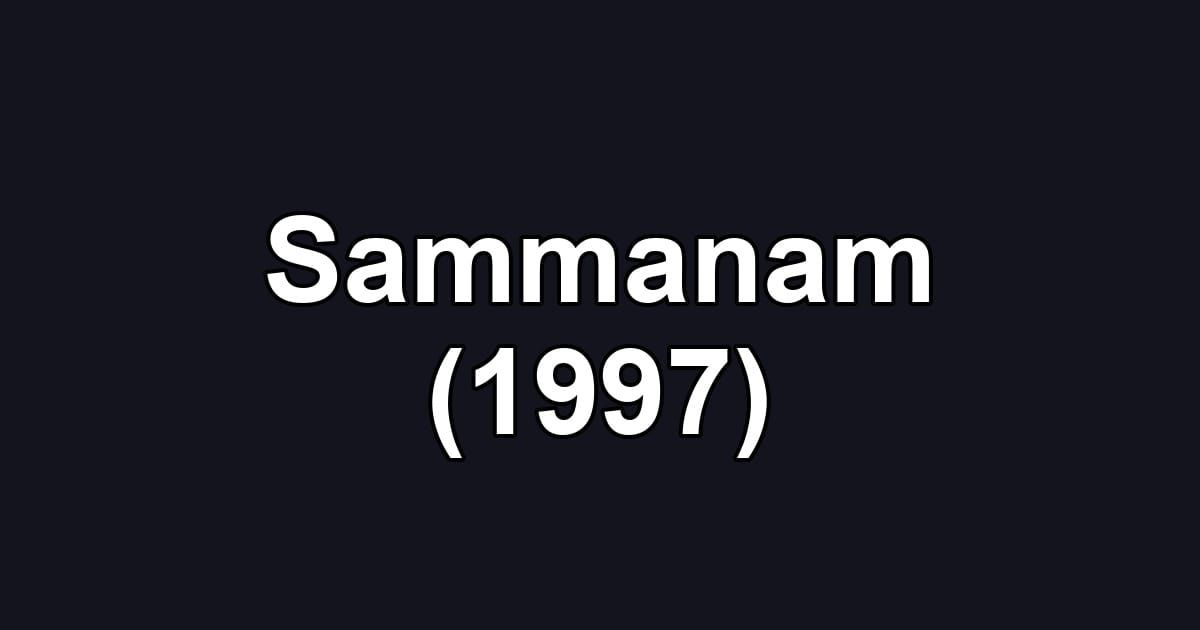 Sammanam (1997)