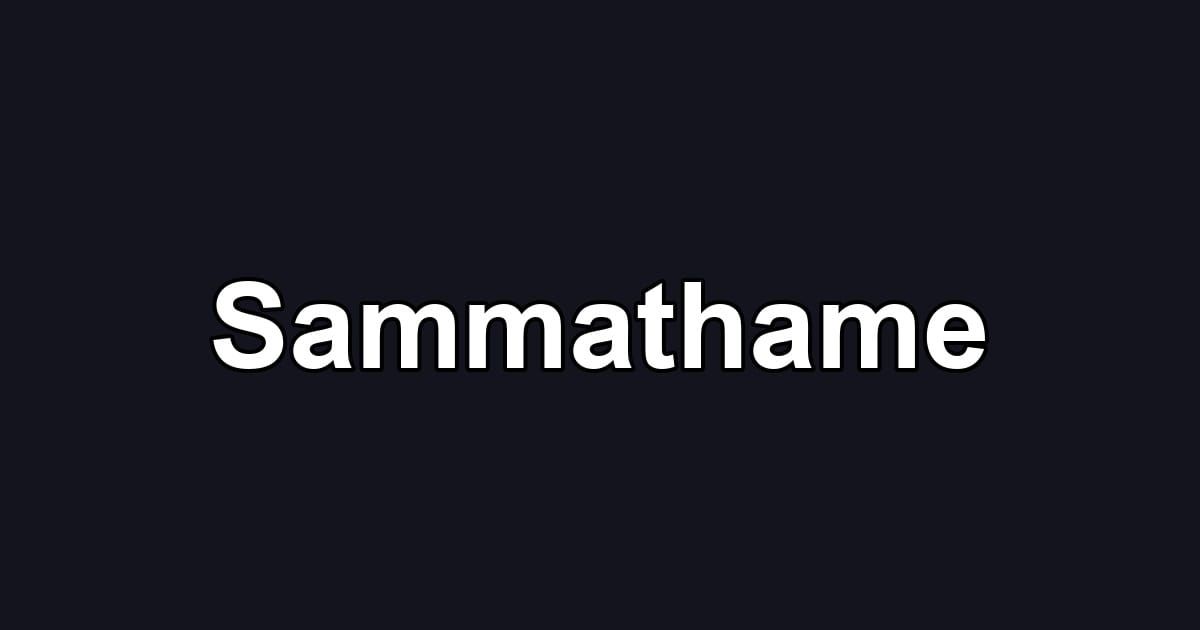 Sammathame