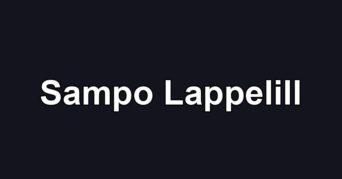 Sampo Lappelill