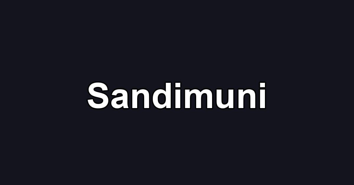 Sandimuni