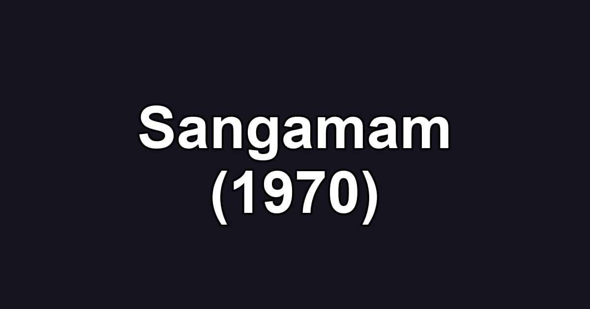 Sangamam (1970)
