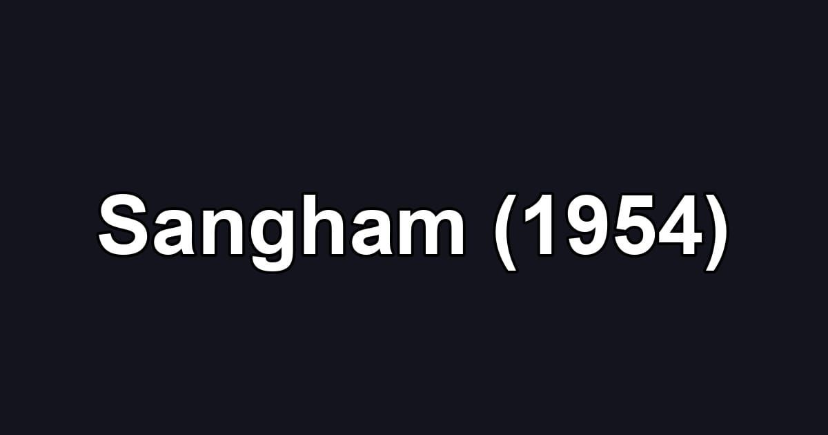 Sangham (1954)