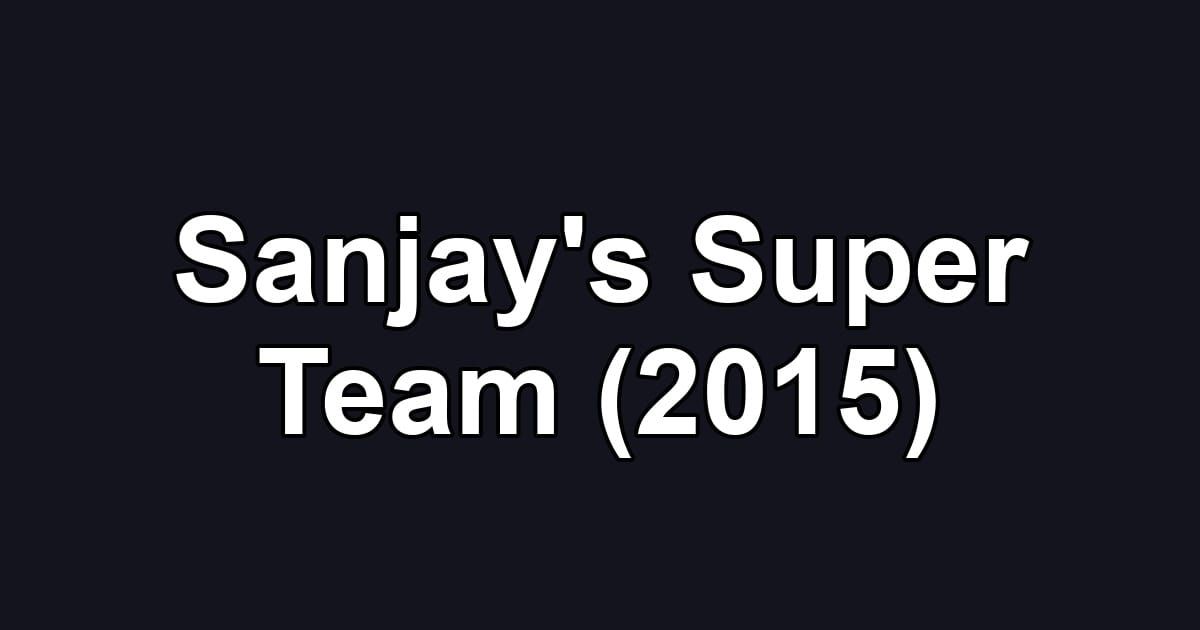 Sanjay's Super Team (2015)