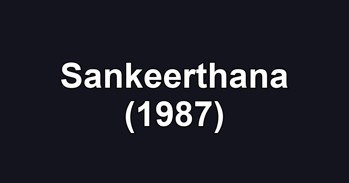 Sankeerthana (1987)