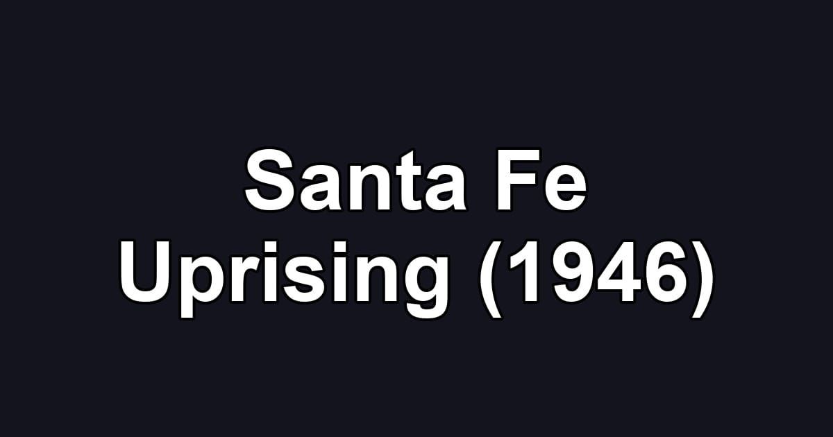 Santa Fe Uprising (1946)