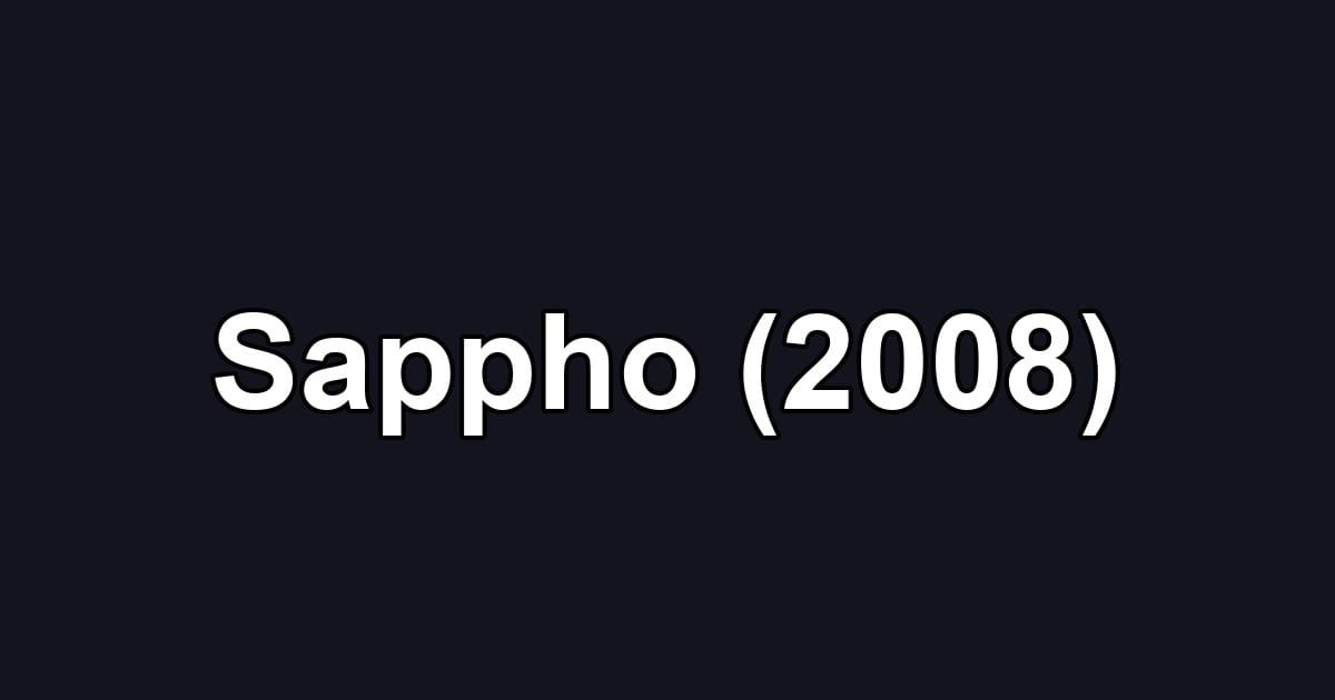 Sappho (2008)