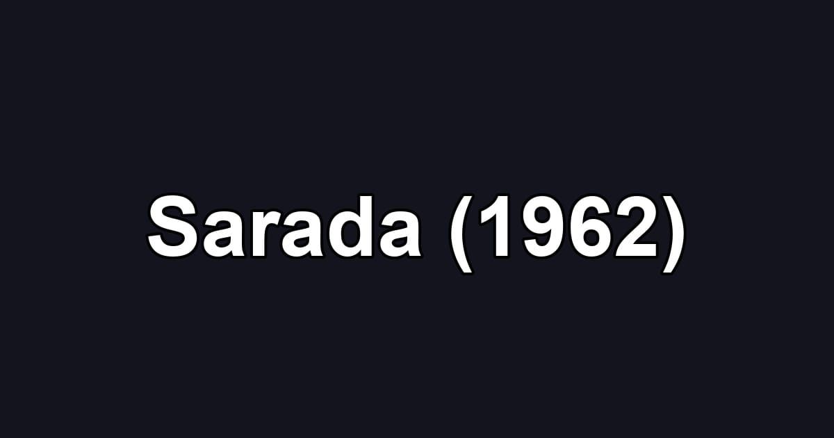 Sarada (1962)