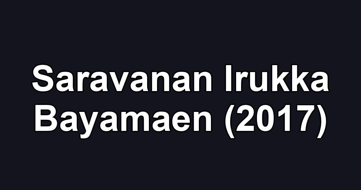 Saravanan Irukka Bayamaen (2017)