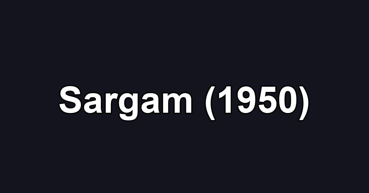 Sargam (1950)
