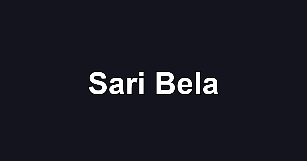 Sari Bela