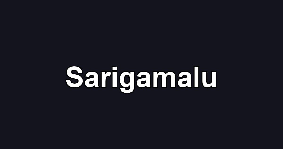 Sarigamalu