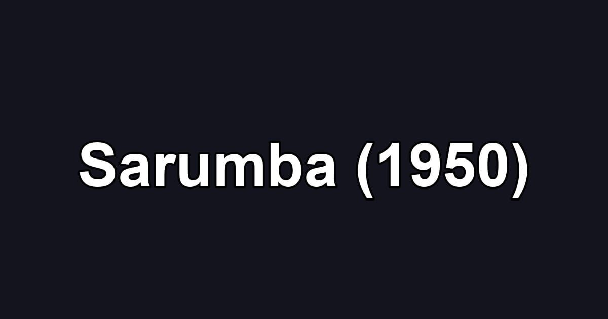 Sarumba (1950)