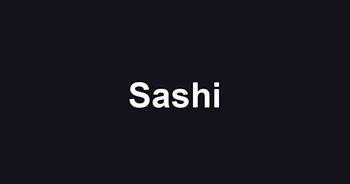 Sashi