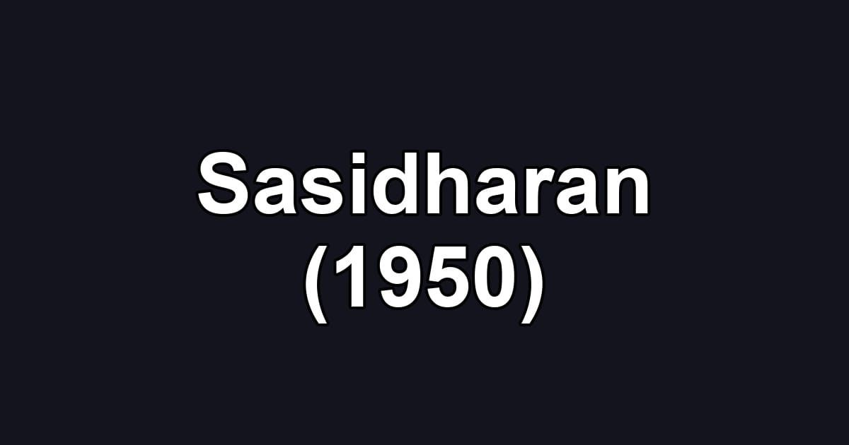 Sasidharan (1950)