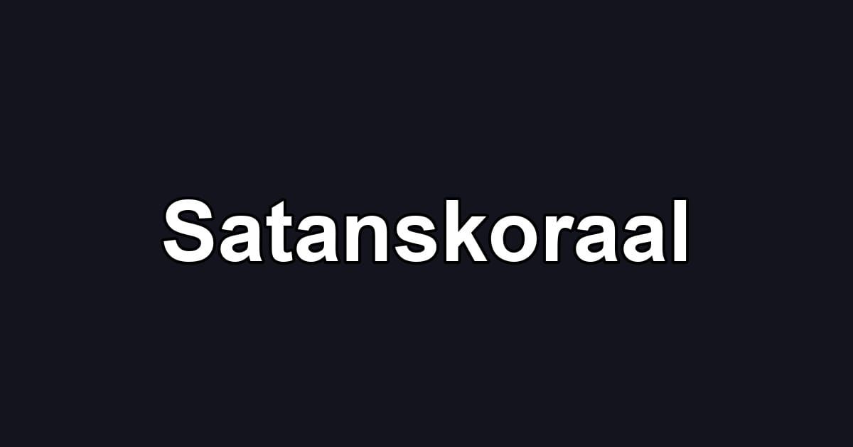 Satanskoraal