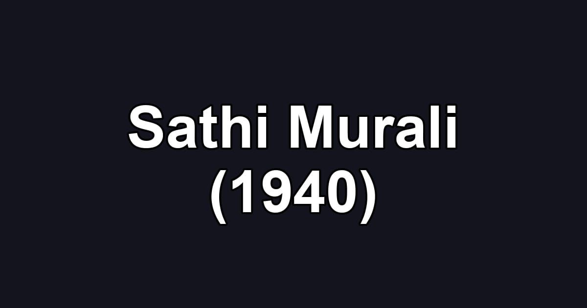 Sathi Murali (1940)