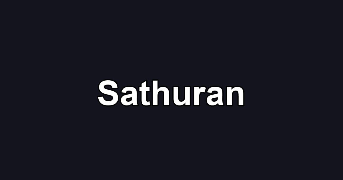 Sathuran