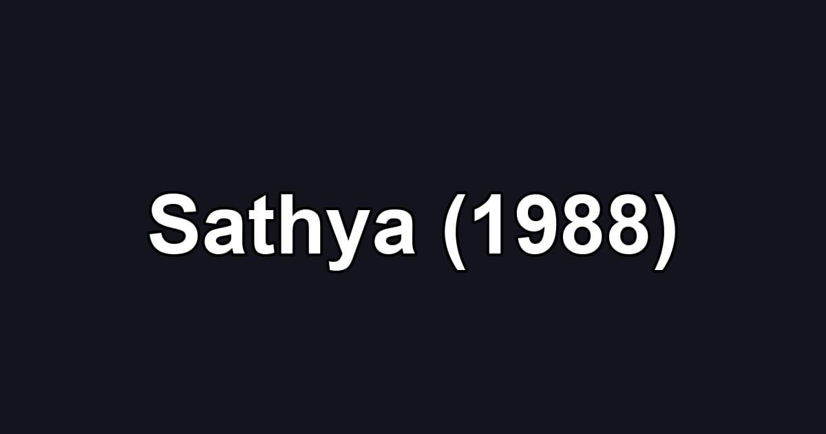 Sathya (1988)
