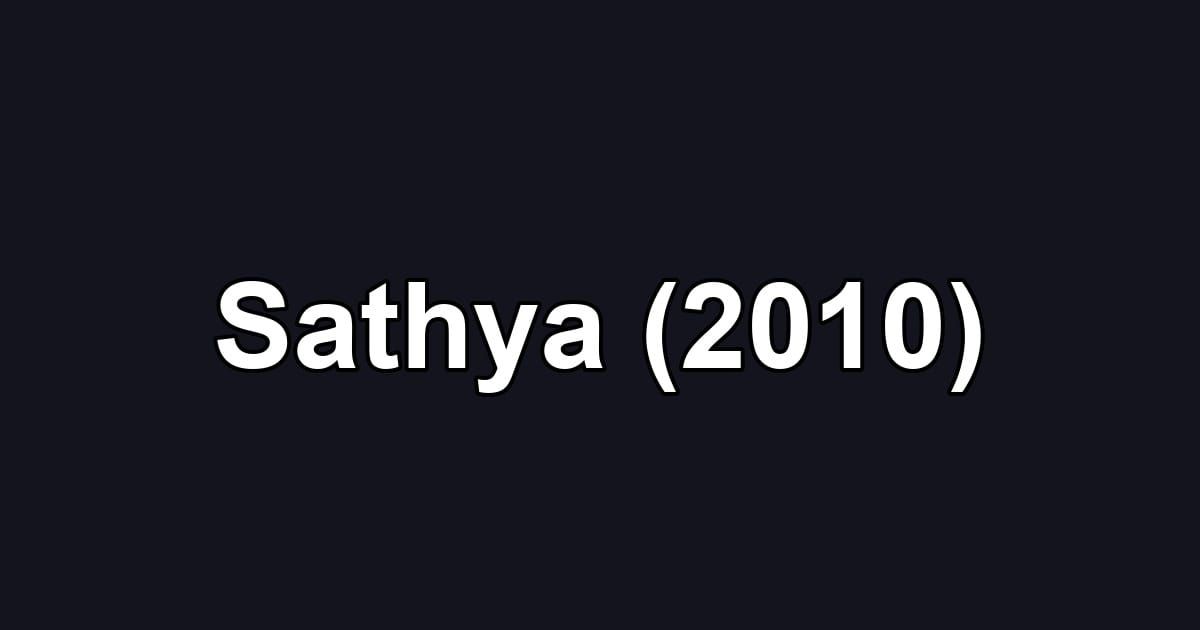Sathya (2010)