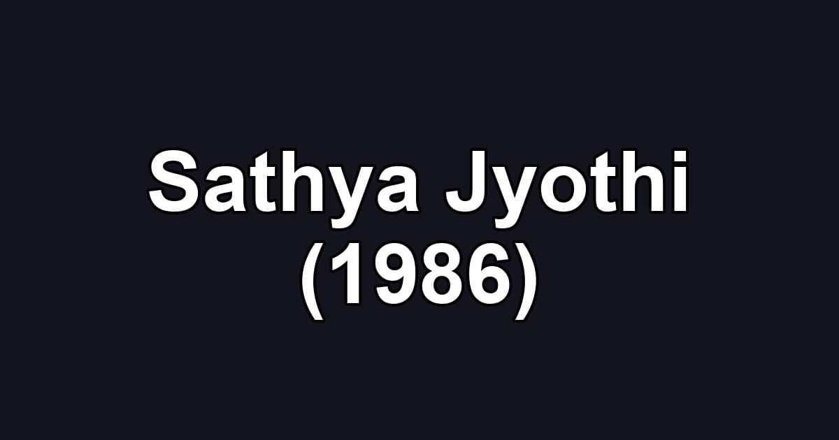 Sathya Jyothi (1986)