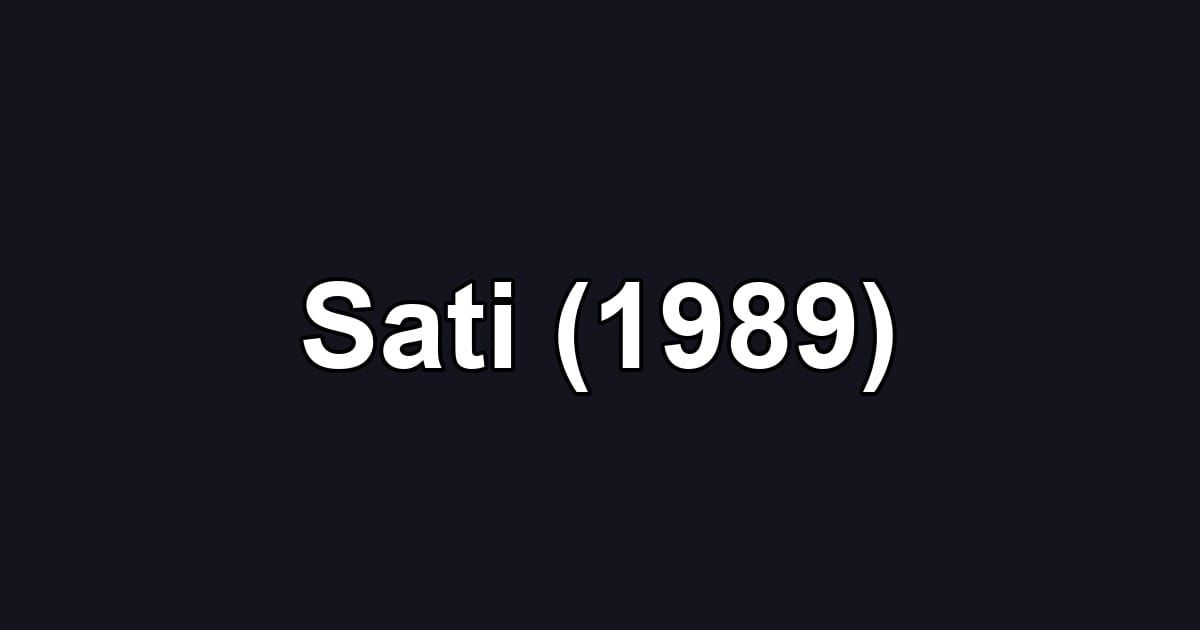 Sati (1989)