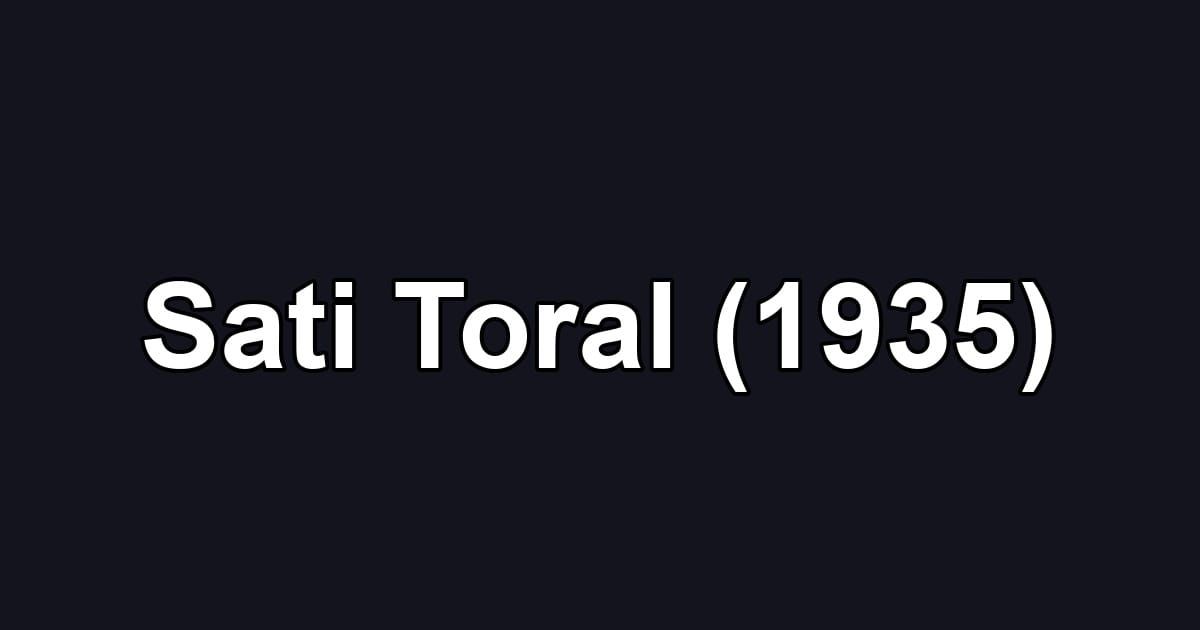 Sati Toral (1935)