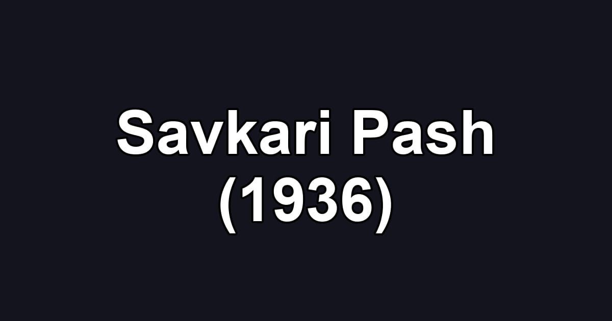 Savkari Pash (1936)