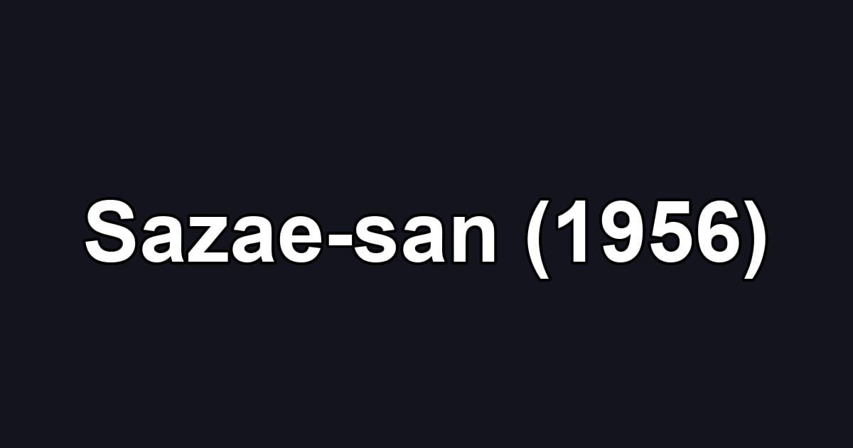 Sazae-san (1956)