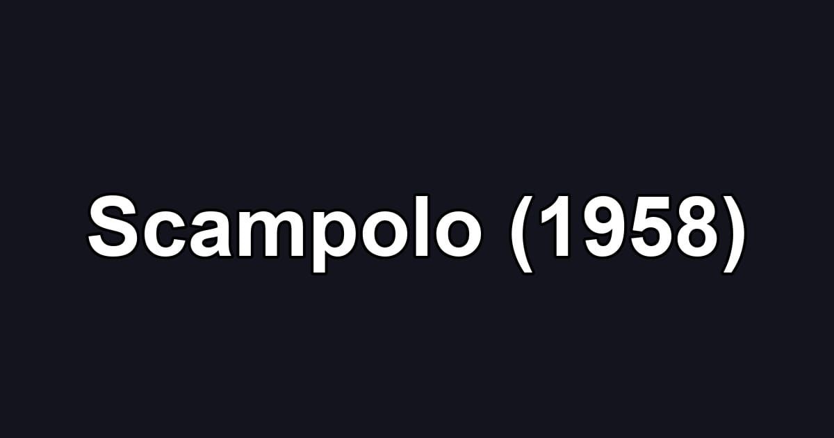 Scampolo (1958)