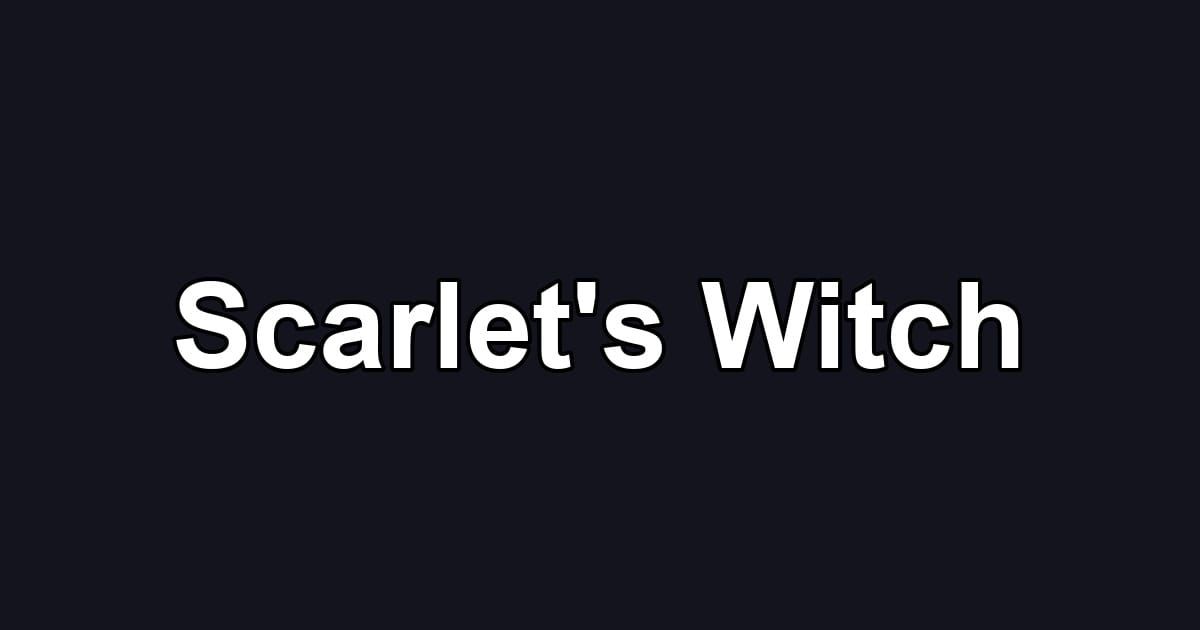 Scarlet's Witch