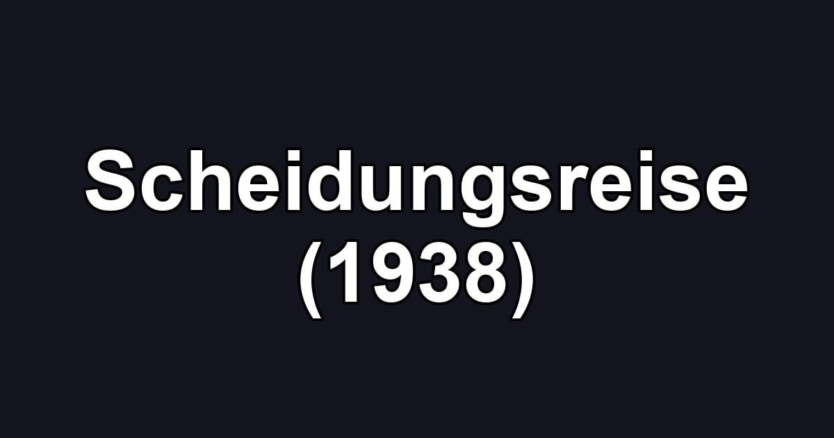 Scheidungsreise (1938)