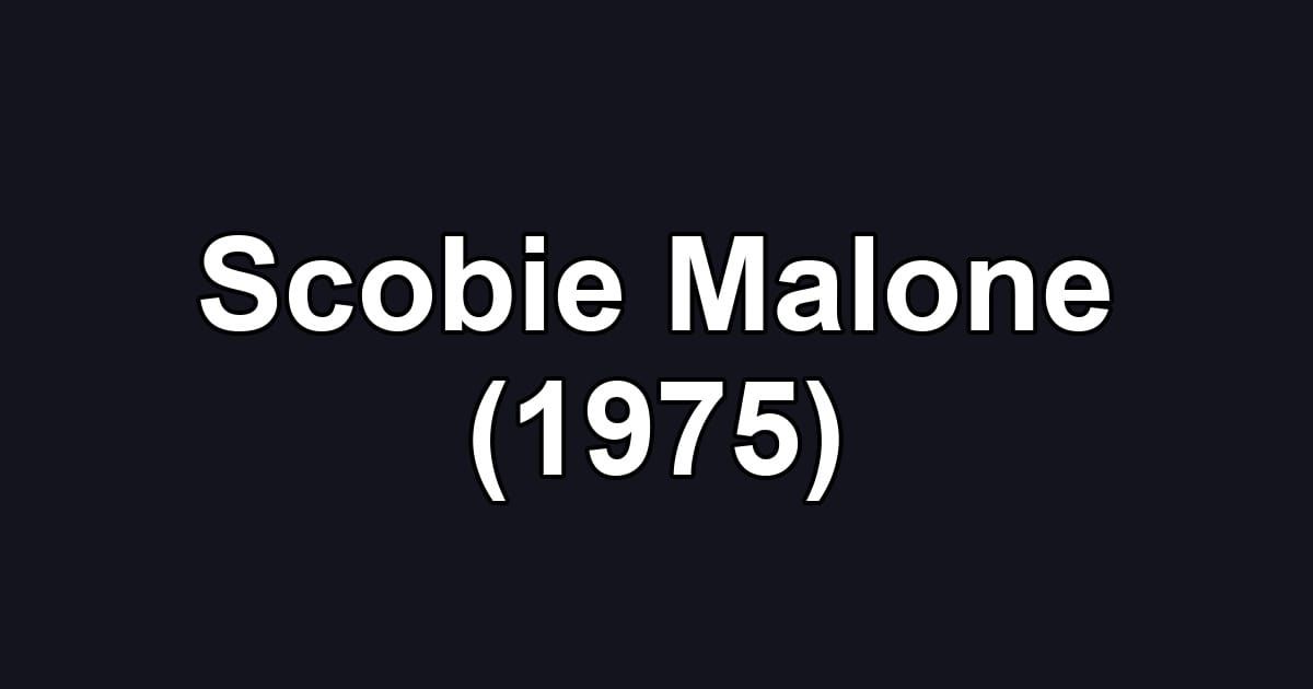 Scobie Malone (1975)