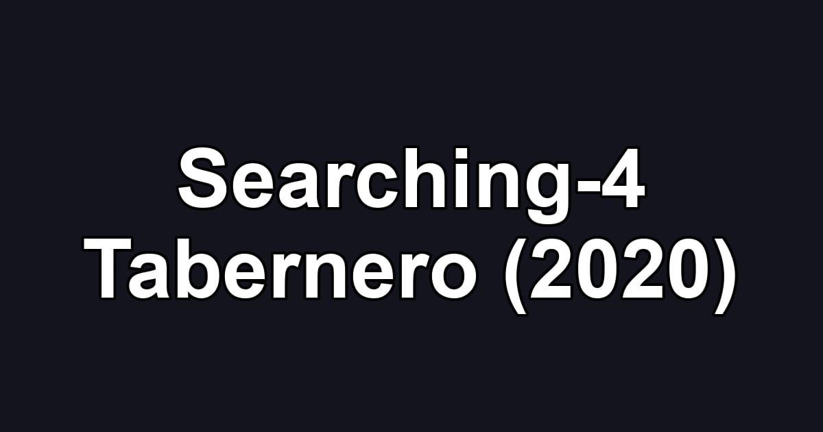 Searching-4 Tabernero (2020)
