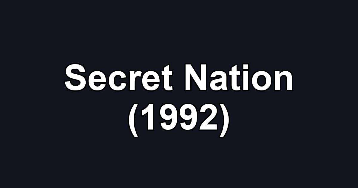 Secret Nation (1992)