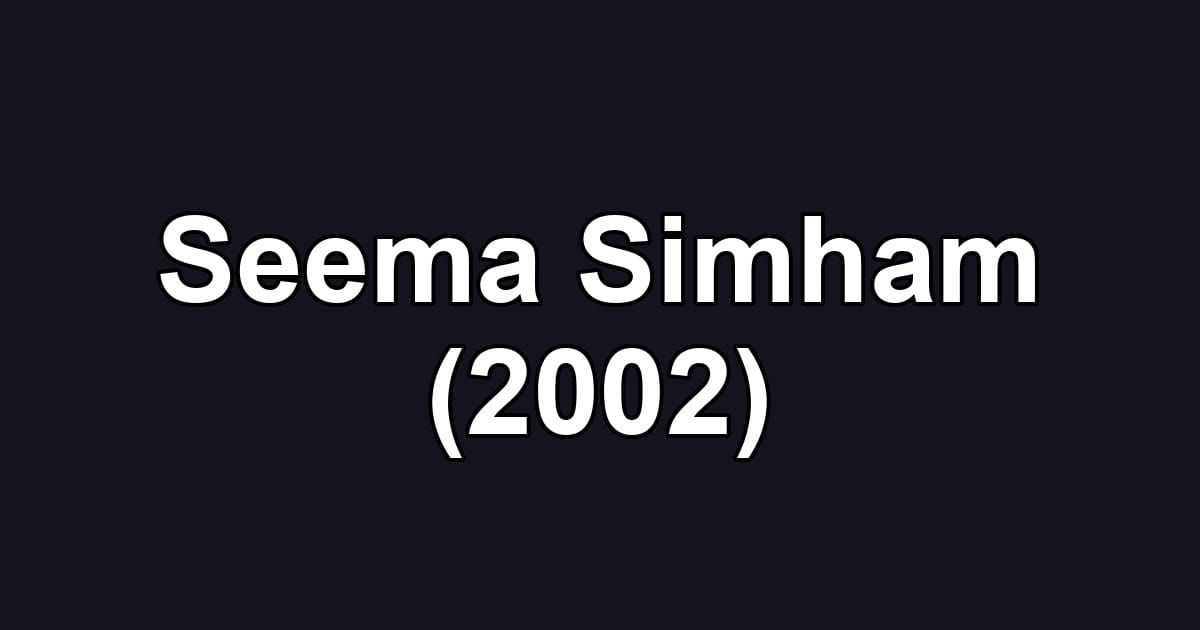 Seema Simham (2002)